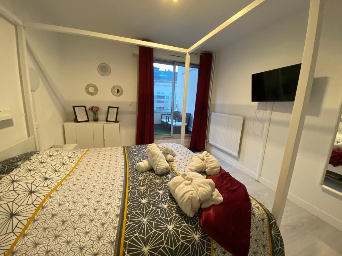 Superbe appartement avec jacuzzi Rouen Extérieur photo
